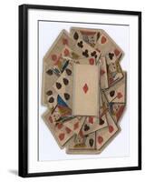 Roundel of Playing Cards-null-Framed Giclee Print