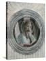 Roundel with Saint-Vincenzo Foppa-Stretched Canvas