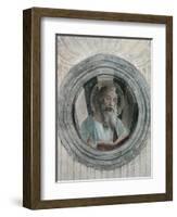 Roundel with Saint-Vincenzo Foppa-Framed Giclee Print