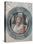 Roundel with Saint-Vincenzo Foppa-Stretched Canvas