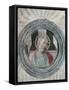 Roundel with Saint-Vincenzo Foppa-Framed Stretched Canvas