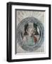 Roundel with Saint-Vincenzo Foppa-Framed Giclee Print