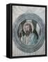 Roundel with Saint-Vincenzo Foppa-Framed Stretched Canvas