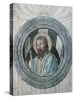 Roundel with Saint-Vincenzo Foppa-Stretched Canvas
