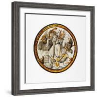 Roundel with the Temptation of Saint Anthony, 1532-German School-Framed Giclee Print