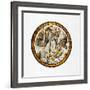 Roundel with the Temptation of Saint Anthony, 1532-German School-Framed Giclee Print