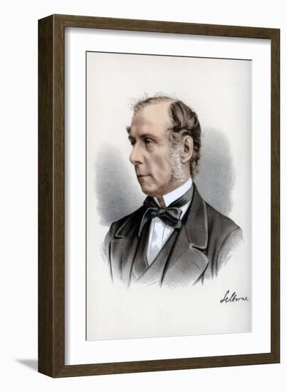 Roundell Palmer, 1st Earl of Selborne, British Lawyer and Liberal Politician, C1890-Petter & Galpin Cassell-Framed Giclee Print