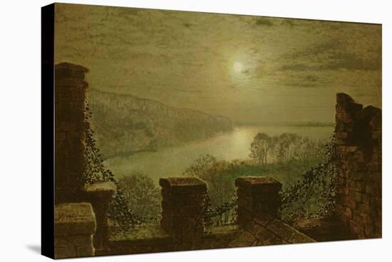 Roundhay Park from the Castle, 1879-John Atkinson Grimshaw-Stretched Canvas