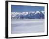 Roundhill Ski Area with Lake Tekapo and Hall Range, Mackenzie Country, South Island, New Zealand-David Wall-Framed Photographic Print