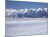 Roundhill Ski Area with Lake Tekapo and Hall Range, Mackenzie Country, South Island, New Zealand-David Wall-Mounted Photographic Print