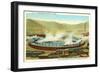 Roundhouse, Pocatello, Idaho-null-Framed Art Print