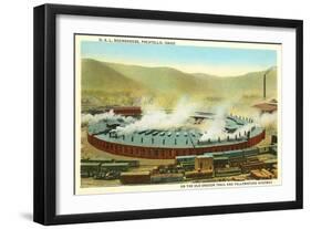 Roundhouse, Pocatello, Idaho-null-Framed Art Print