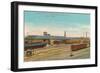Roundhouses, Aurora, Illinois-null-Framed Premium Giclee Print