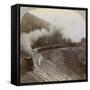 Rounding the Curves on Marshall Pass, Colorado, USA, 1898-BL Singley-Framed Stretched Canvas