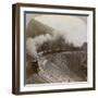 Rounding the Curves on Marshall Pass, Colorado, USA, 1898-BL Singley-Framed Giclee Print