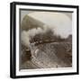 Rounding the Curves on Marshall Pass, Colorado, USA, 1898-BL Singley-Framed Giclee Print