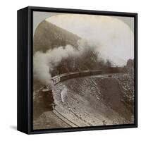 Rounding the Curves on Marshall Pass, Colorado, USA, 1898-BL Singley-Framed Stretched Canvas