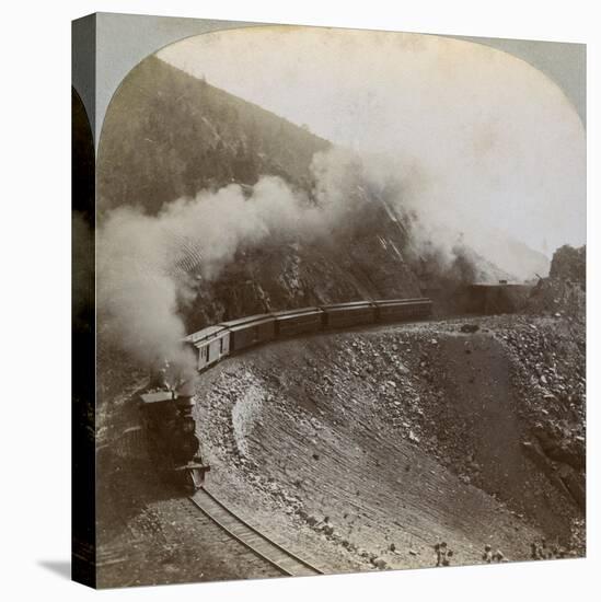 Rounding the Curves on Marshall Pass, Colorado, USA, 1898-BL Singley-Stretched Canvas