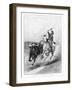 Rounding Up a Straggler on a Cattle Run, Australia, 1886-Frank P Mahony-Framed Giclee Print