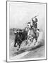 Rounding Up a Straggler on a Cattle Run, Australia, 1886-Frank P Mahony-Mounted Giclee Print