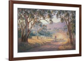 Rounding Up the Stragglers-John Bradley-Framed Giclee Print