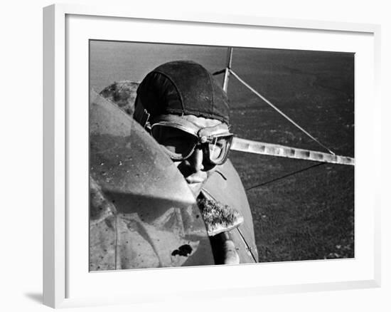 Rounding up Wild Horses by Plane-Rex Hardy Jr.-Framed Photographic Print