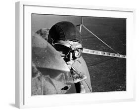 Rounding up Wild Horses by Plane-Rex Hardy Jr.-Framed Photographic Print