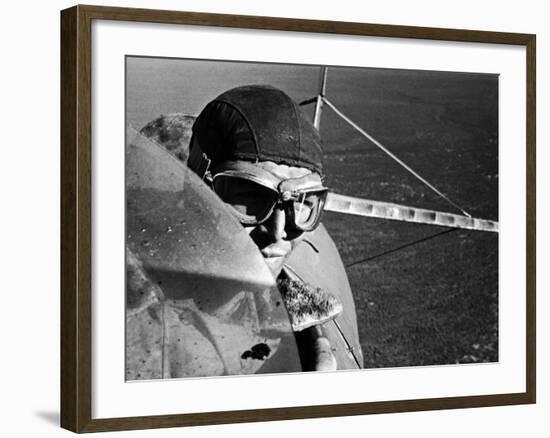 Rounding up Wild Horses by Plane-Rex Hardy Jr.-Framed Photographic Print