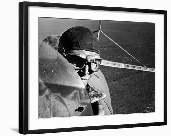 Rounding up Wild Horses by Plane-Rex Hardy Jr.-Framed Photographic Print