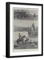 Rounding Up Wolves in Texas-Richard Caton Woodville II-Framed Giclee Print