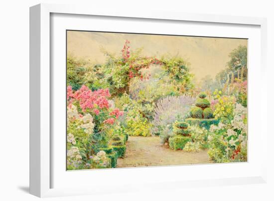 Roundscliffe, a Garden in Leicestershire, 1907-George Samuel Elgood-Framed Giclee Print