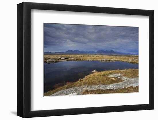 Roundstone Bog and 12 Bens, Connemara, County Galway, Connacht, Republic of Ireland, Europe-Carsten Krieger-Framed Photographic Print