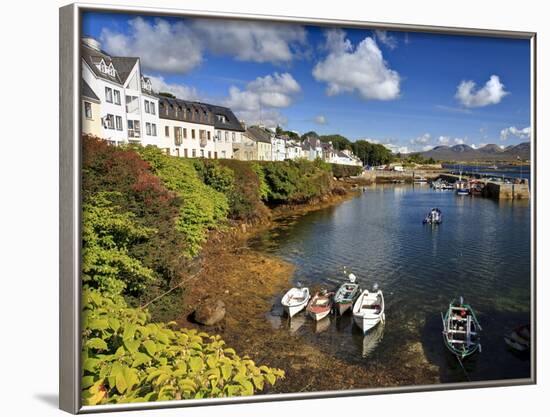 Roundstone, Connemara, County Galway, Connacht, Republic of Ireland, Europe-David Wogan-Framed Photographic Print