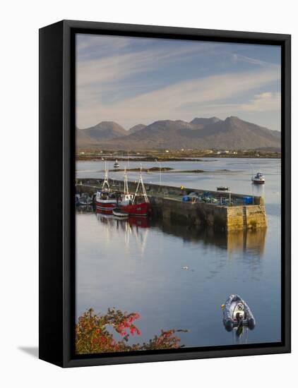 Roundstone Harbour, Connemara, Co, Galway, Ireland-Doug Pearson-Framed Stretched Canvas