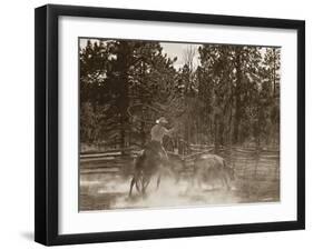 Roundup Day-Barry Hart-Framed Art Print