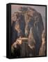 Roussanou Monastery, Meteora, Greece-Walter Bibikow-Framed Stretched Canvas