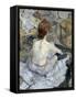 Rousse (La Toilette)-Henri de Toulouse-Lautrec-Framed Stretched Canvas