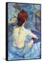 Rousse the Toilet-Henri de Toulouse-Lautrec-Framed Stretched Canvas