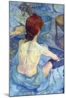 Rousse the Toilet-Henri de Toulouse-Lautrec-Mounted Art Print