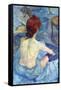 Rousse The Toilet-Henri de Toulouse-Lautrec-Framed Stretched Canvas