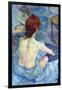 Rousse The Toilet-Henri de Toulouse-Lautrec-Framed Art Print