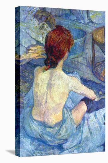 Rousse The Toilet-Henri de Toulouse-Lautrec-Stretched Canvas