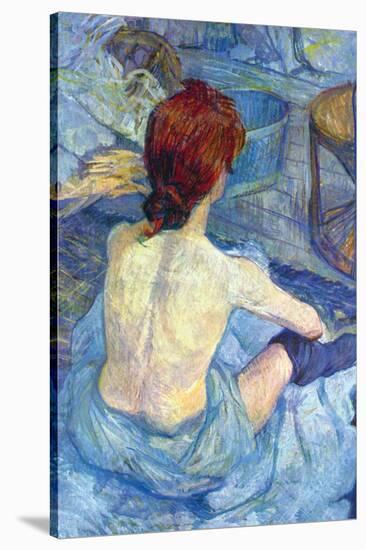 Rousse The Toilet-Henri de Toulouse-Lautrec-Stretched Canvas