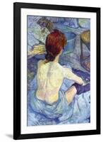 Rousse The Toilet-Henri de Toulouse-Lautrec-Framed Art Print