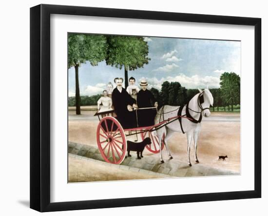 Rousseau: Cart, 1908-Henri Rousseau-Framed Giclee Print