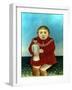 Rousseau: Child/Doll, C1906-Henri Rousseau-Framed Giclee Print