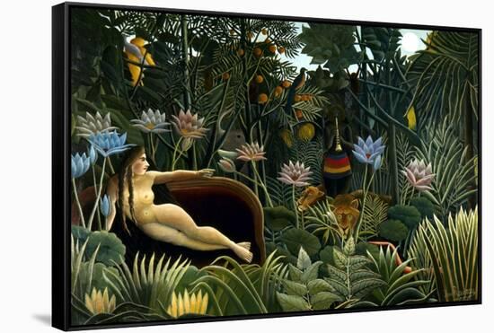Rousseau: Dream, 1910-Henri Rousseau-Framed Stretched Canvas