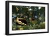 Rousseau: Dream, 1910-Henri Rousseau-Framed Premium Giclee Print