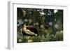 Rousseau: Dream, 1910-Henri Rousseau-Framed Premium Giclee Print