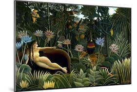 Rousseau: Dream, 1910-Henri Rousseau-Mounted Giclee Print